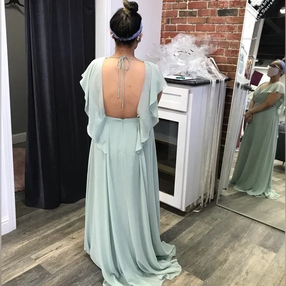 Jenny Yoo | Dresses | Jenny Yoo 2 Bridesmaid Dress Sage Green | Poshmark